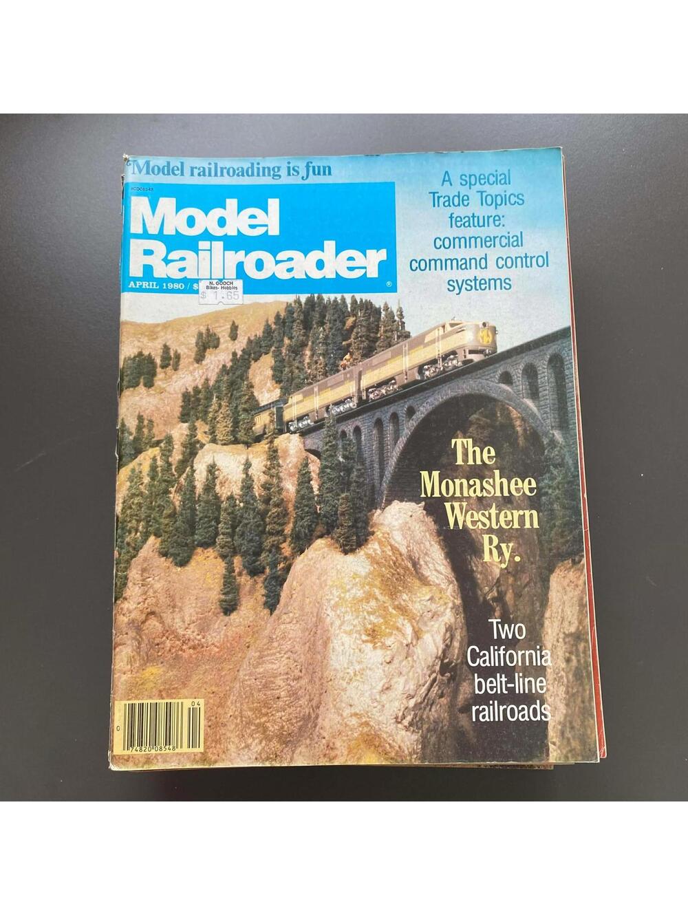 Model Railroader April 1980 Vintage History Magazine
